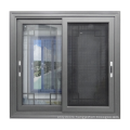 WANJIA high quality aluminum double glass window aluminum sliding windows
